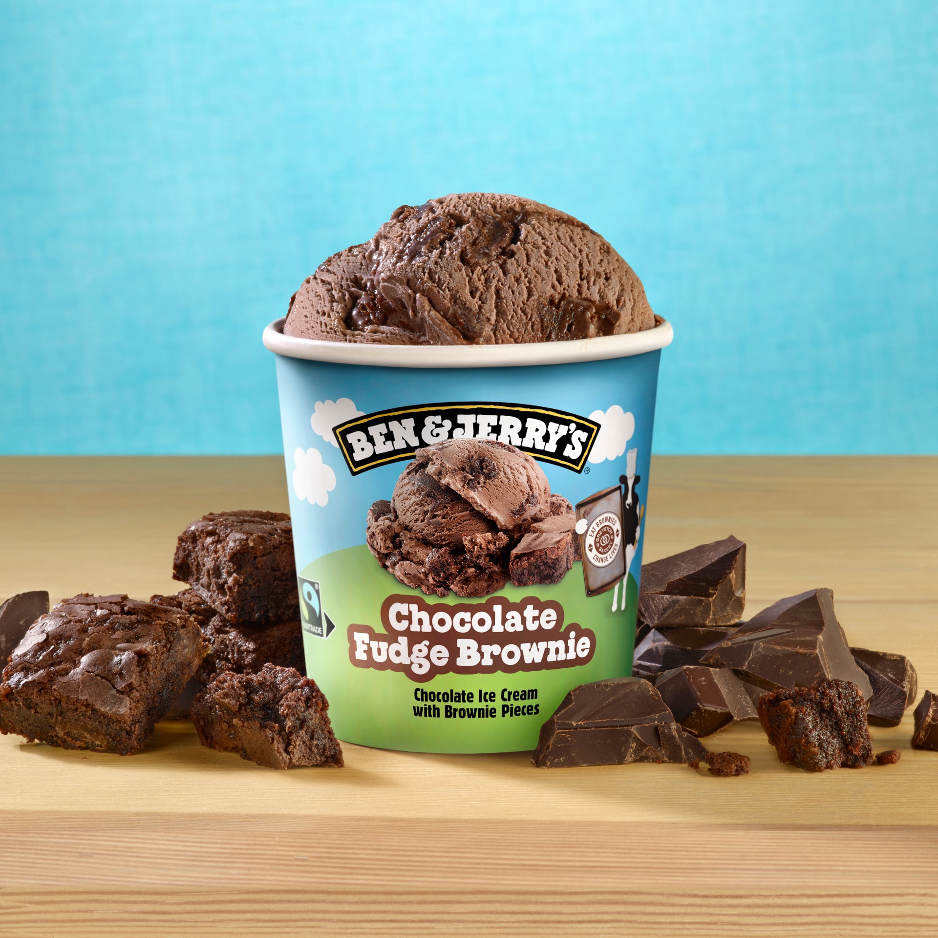 Chocolate Fudge Brownie Original Ice Cream Tubs