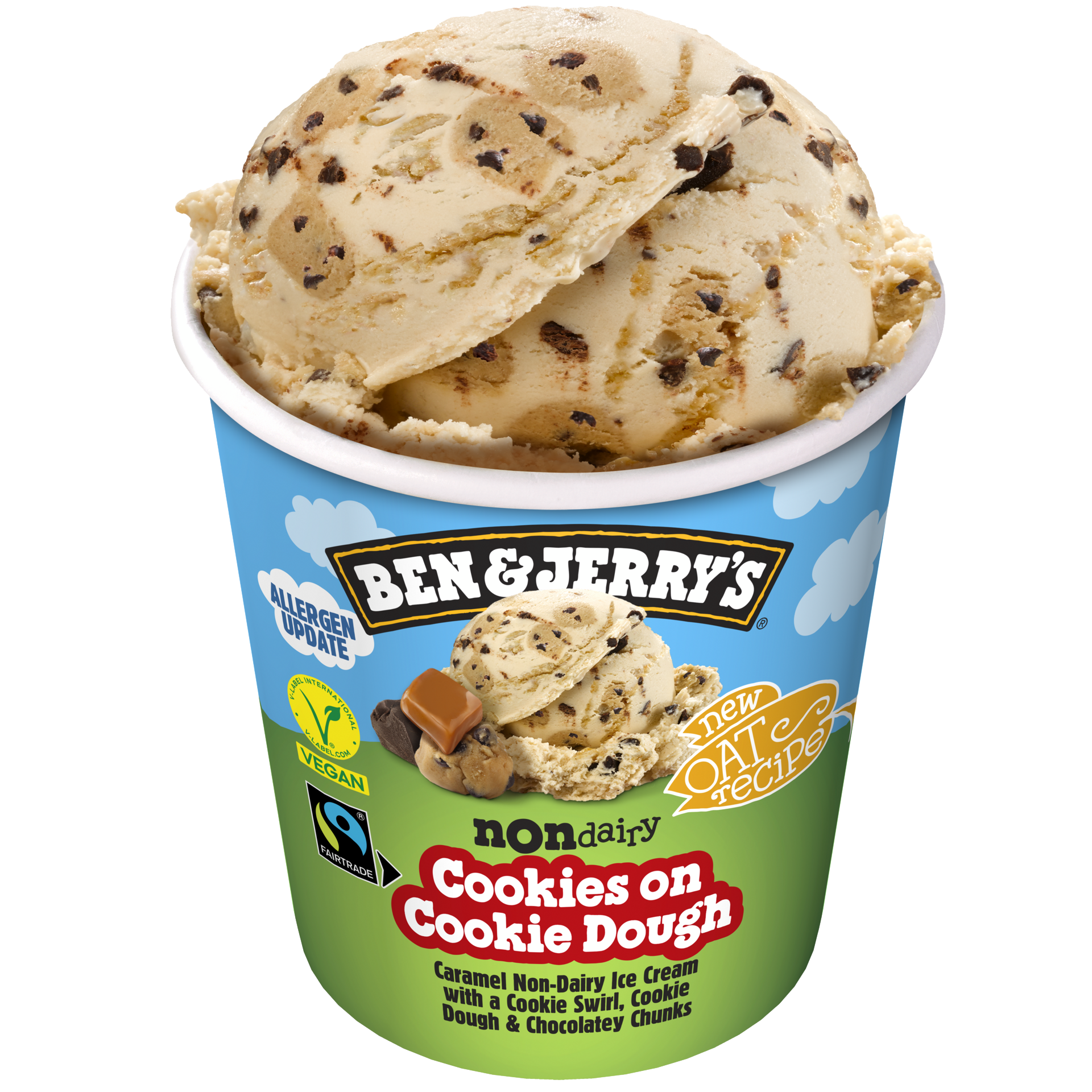 Cookies on Cookie Dough Non-Dairy Oat Tubs