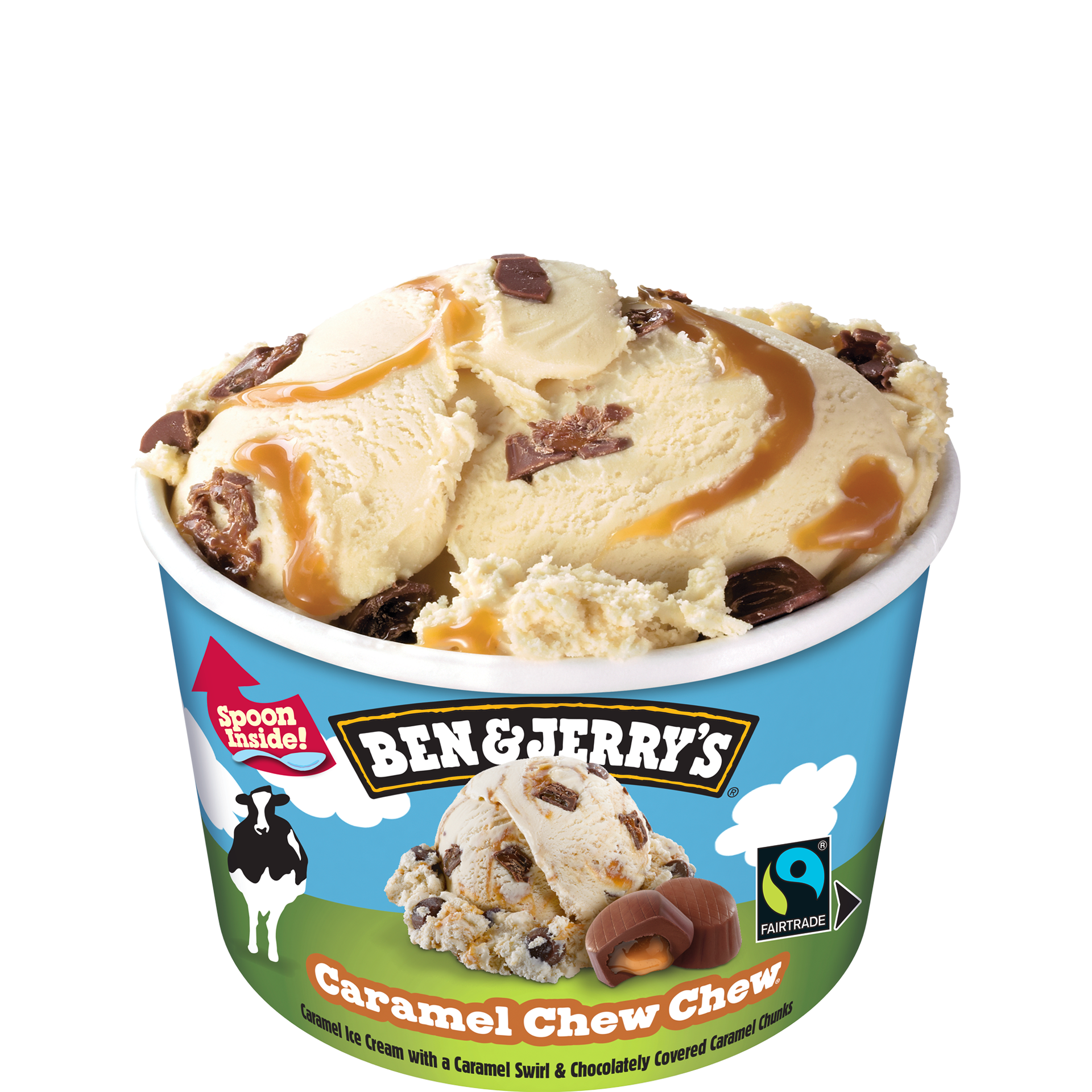 Caramel Chew Chew Original Ice Cream Mini Cups