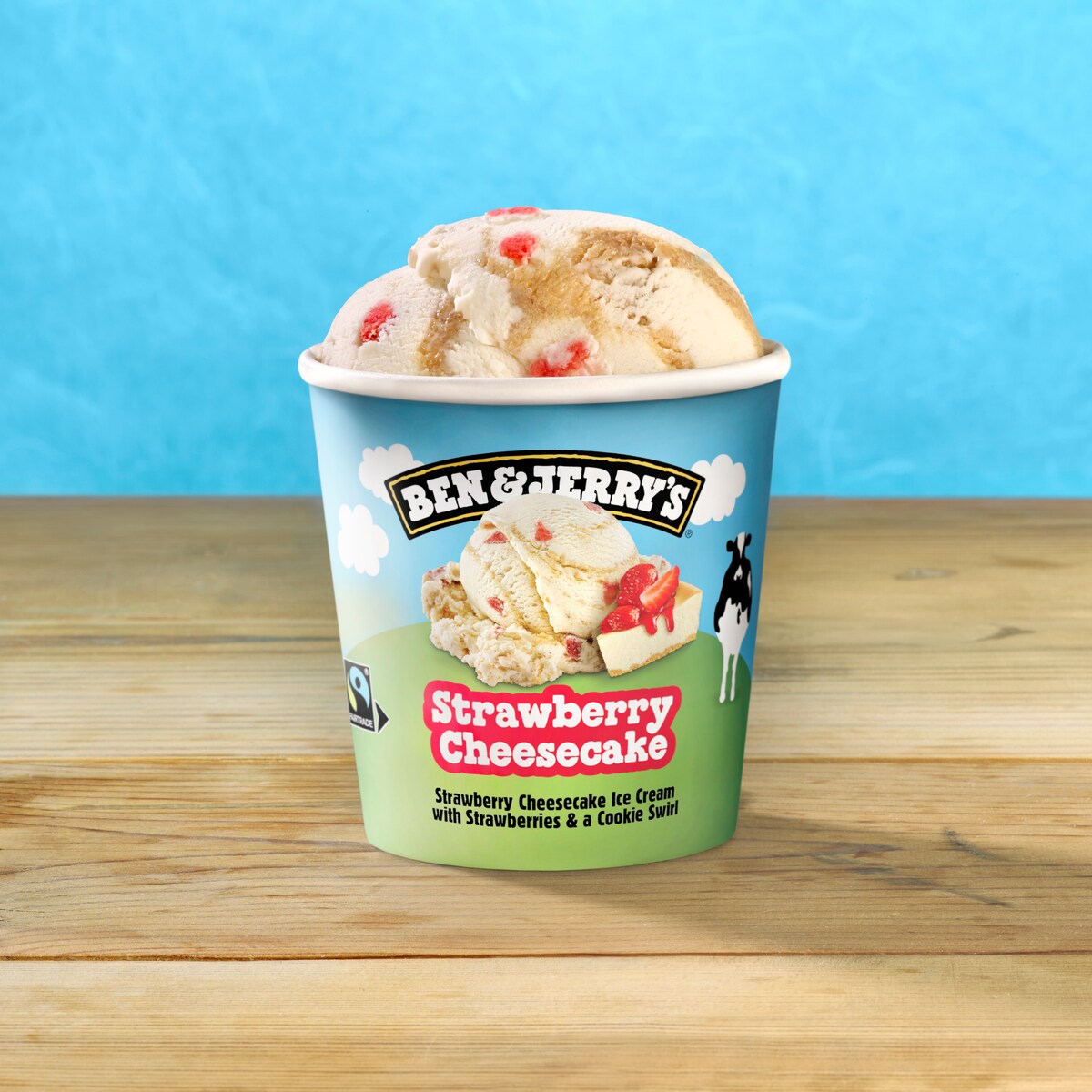 Strawberry Cheesecake Ice Cream - Tub 3 / 4