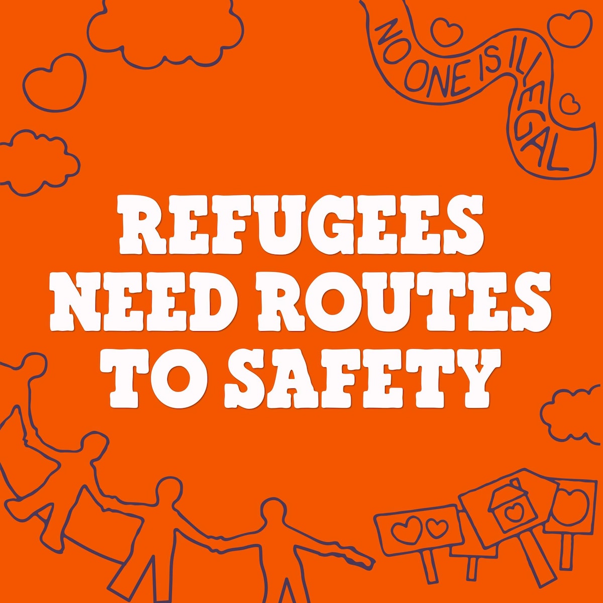 Pledge to call for safe routes for refugees with Safe Passage International and Ben & Jerry's.