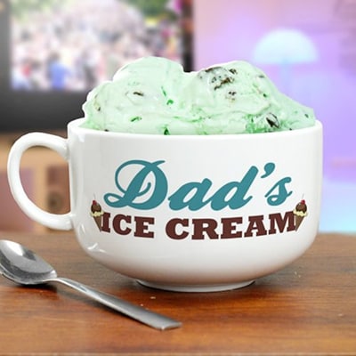 Dad's ice cream bowl